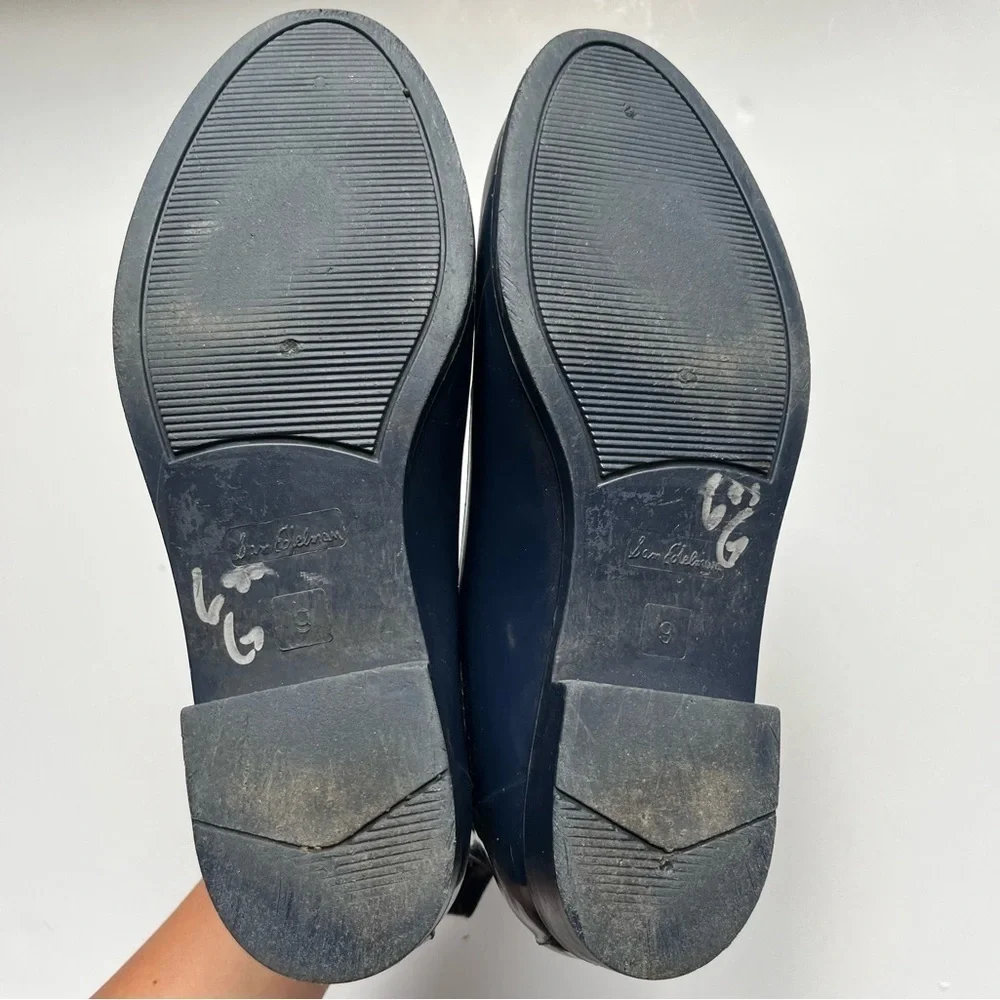 SAM EDELMAN Tinsley Rubber Rain Boot Navy Blue Size 9